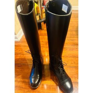 Devon Aire NEW Fields Black 645 Leather English Tall Equestrian Riding boots 8R